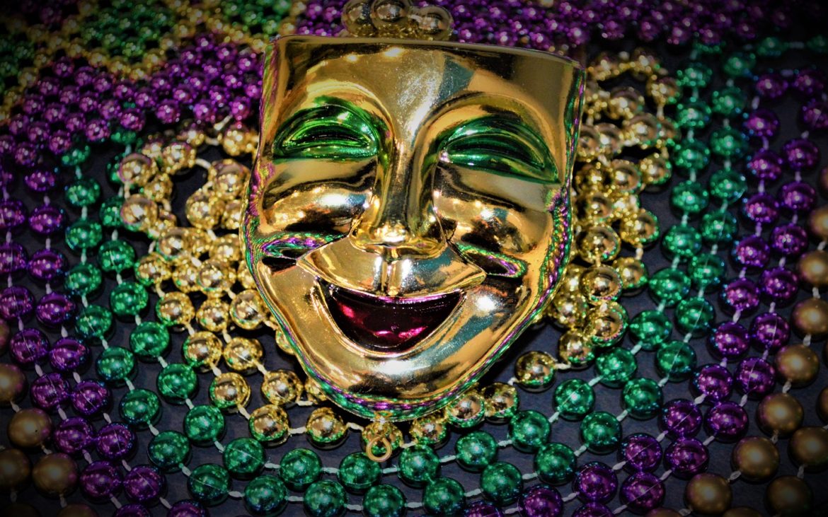 Mardi Gras Merchandise - Happy Face Beads