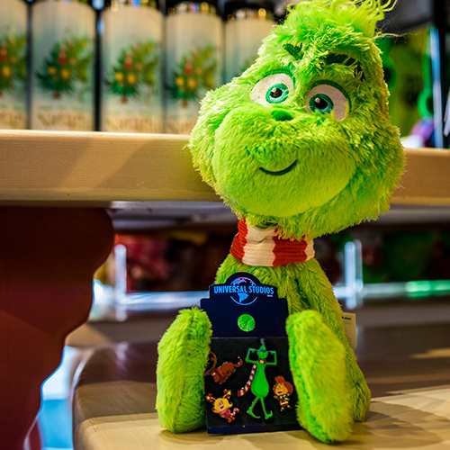 Grinch Plush and Pins Available in Seuss Landing