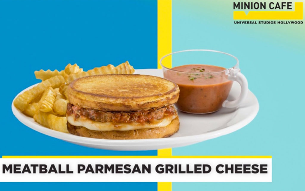 Meatball Parmesan Grilled Cheese at Minion Cafe