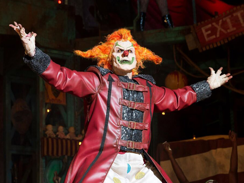 Jack the Clown in The Carnage Returns at Halloween Horror Nights 25